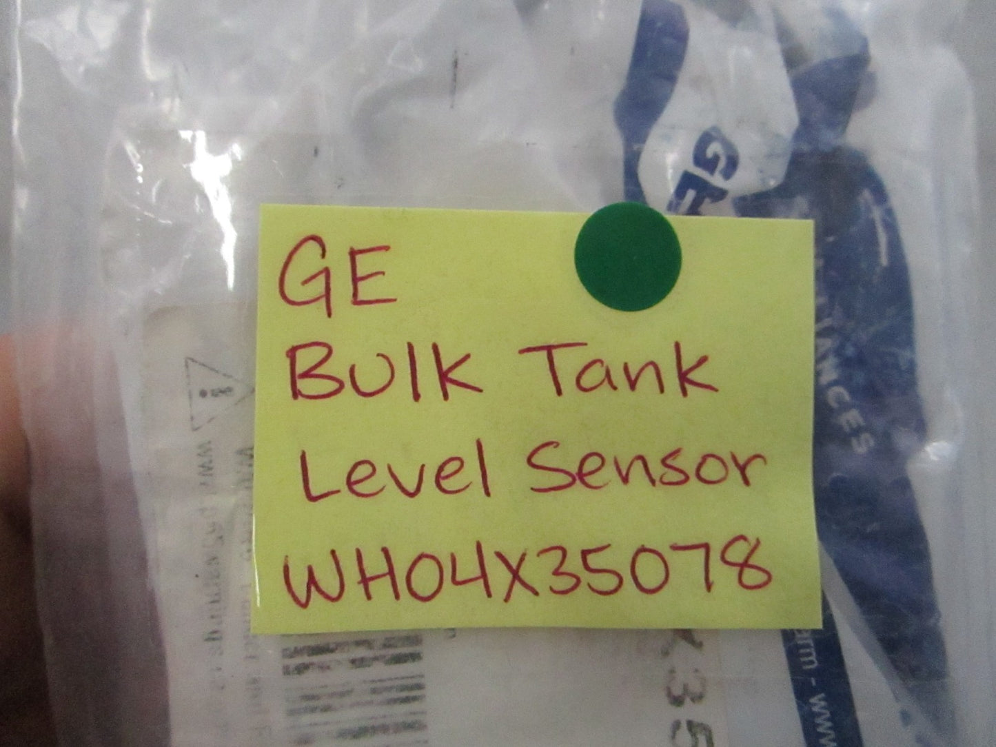 GE NEW OEM Washer Bulk Tank Lever Sensor WH04X35078 SmartDispense NOS 0810
