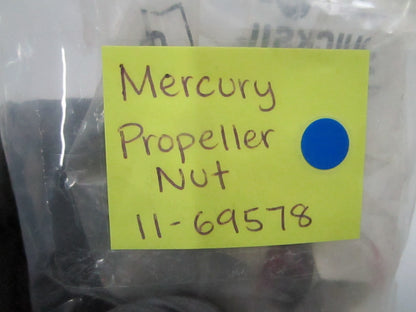*NEW OEM* (LOT OF 2) 0810 Mercury Quicksilver Propeller Nut 11-69578