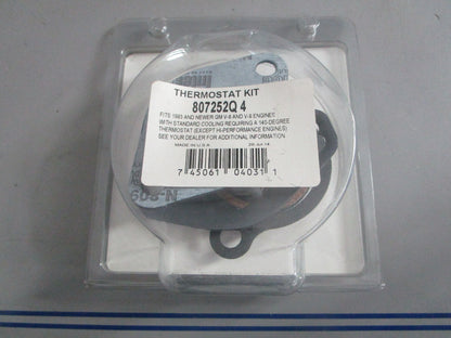 NEW OEM 807252Q4 Mercury Quicksilver Thermostat Kit 0820