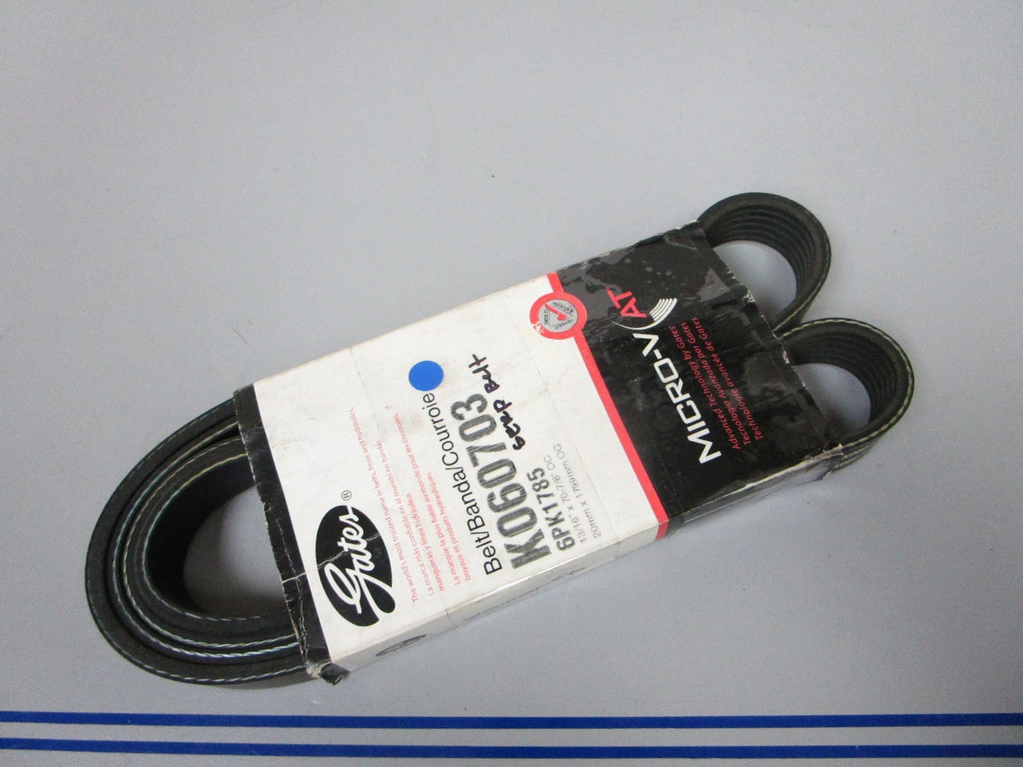 NEW K060703 Gates Micro-V 13/16" x 70 ⅞" Serpentine Belt 0720