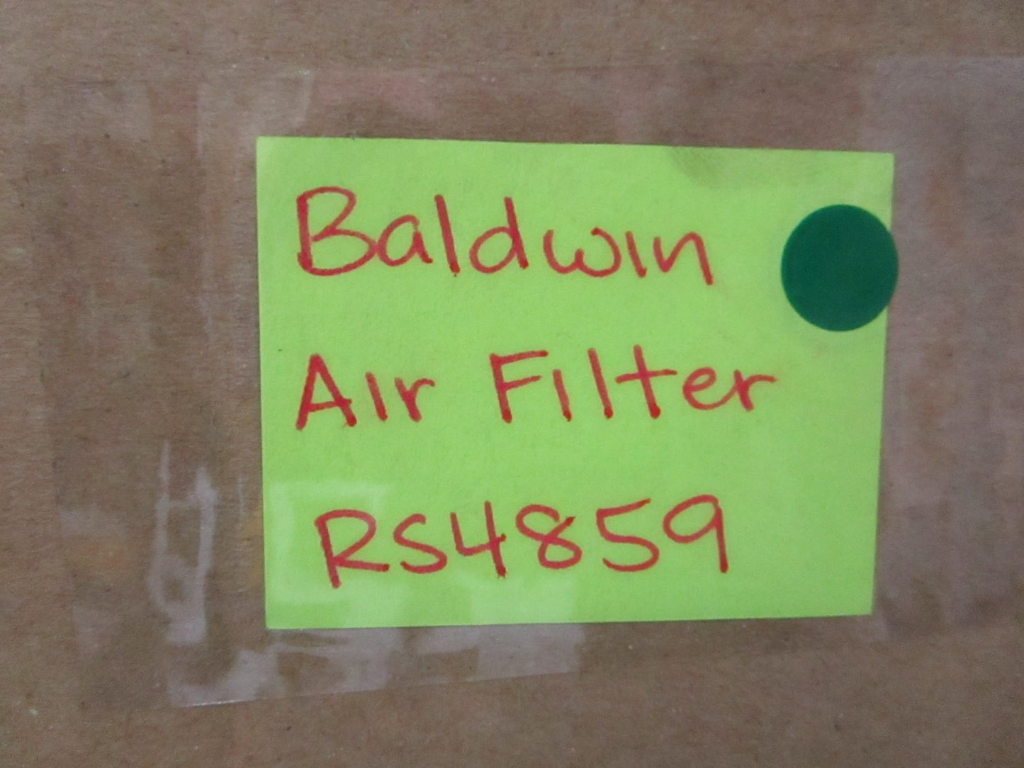 NEW RS4859 Baldwin Air Filter 0820
