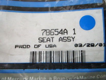 *NEW OEM* 0810 Mercury Quicksilver Seat Assembly 78654A 1