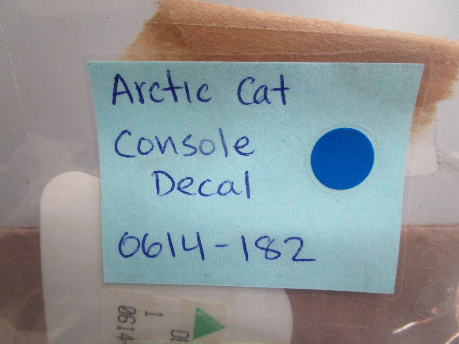 *NEW OEM* 0820 Arctic Cat Tigershark Console Decal 0614-182