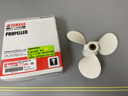 *NEW OEM* 0720 Yamaha 3 Blade Aluminum 7½  x 9 BA Propeller 6E0-45954-00-00