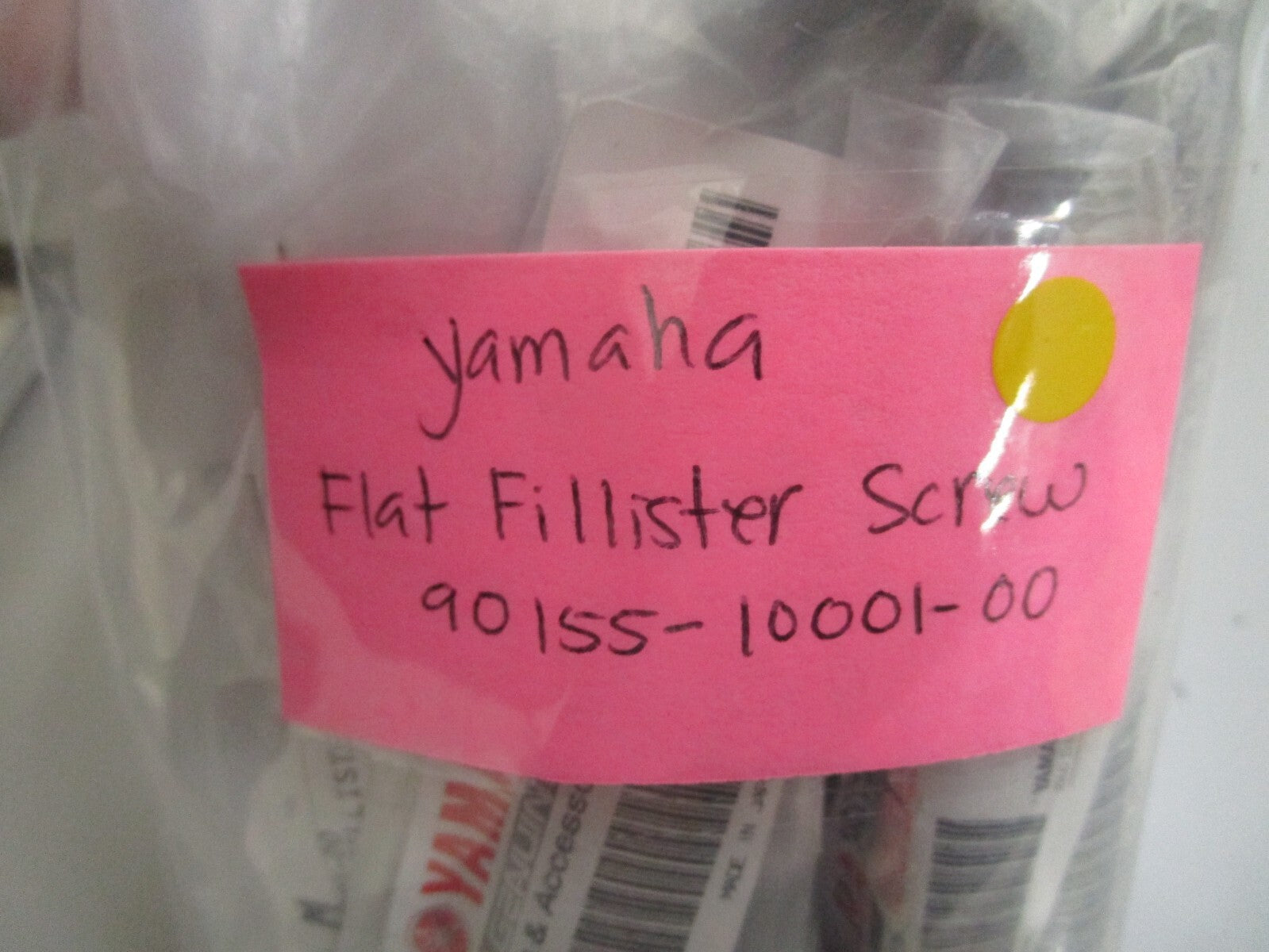 *NEW OEM* 0810 Yamaha Flat Fillister Screw 90155-10001-00