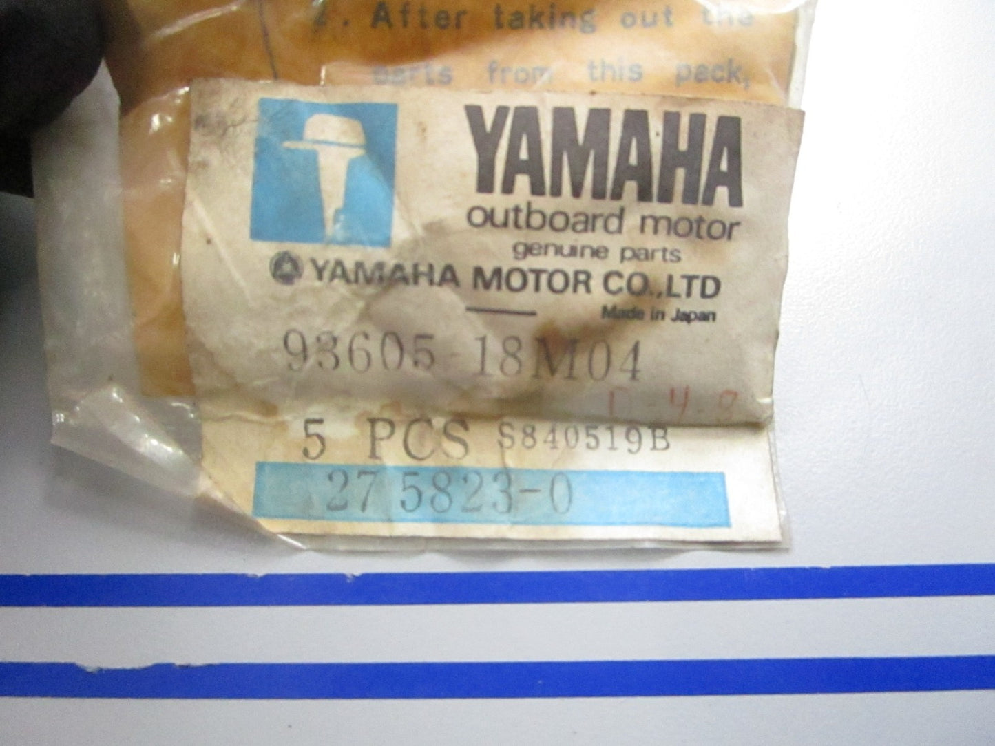 *NEW OEM* (LOT OF 5) 0810 Yamaha Dowel Pin 93605-18M04-00
