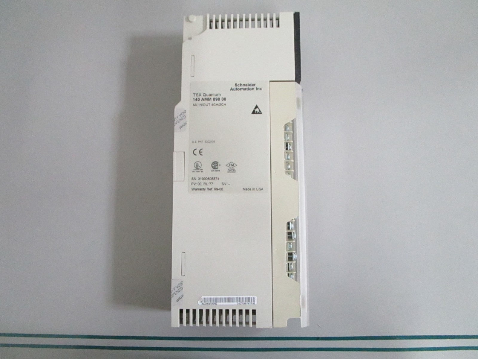 Schneider Modicon 140AMM09000 Quantum Analog Input Output 4I 2O NEW OEM 0820