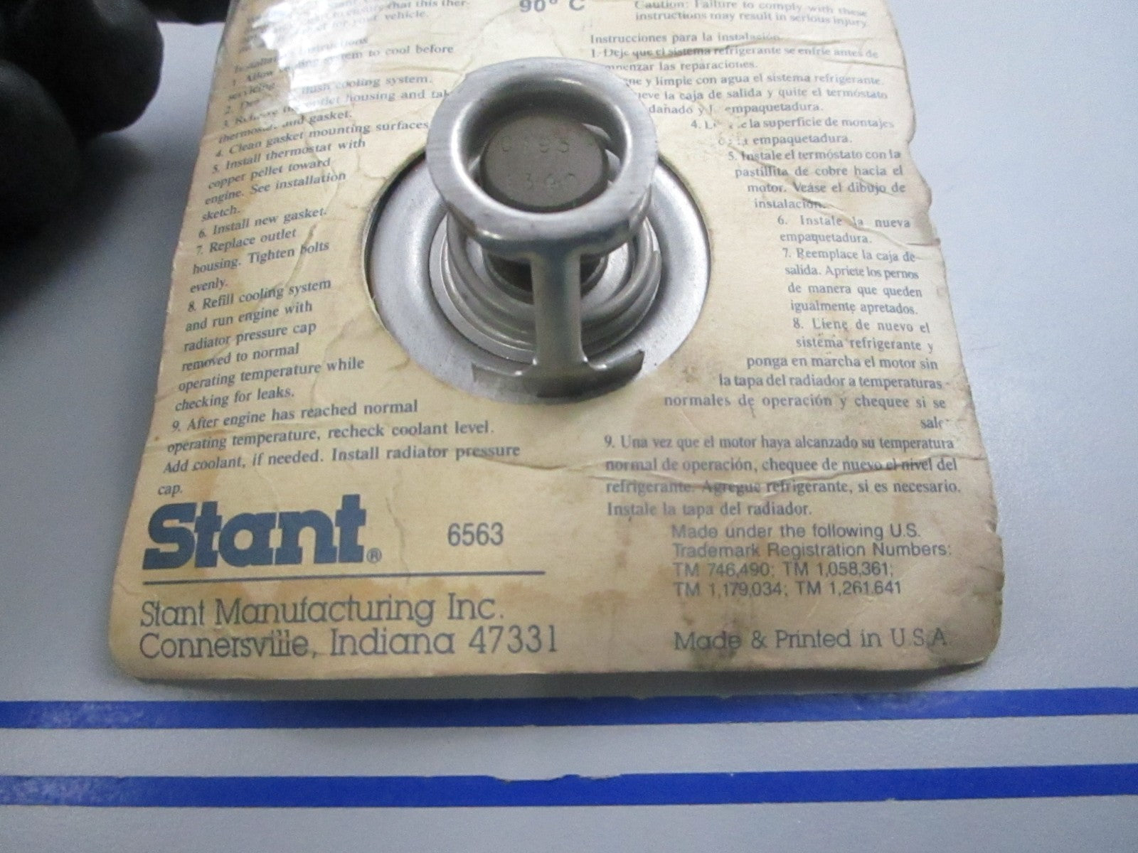 NEW 36309 Stant 195 Degree Thermostat 0810
