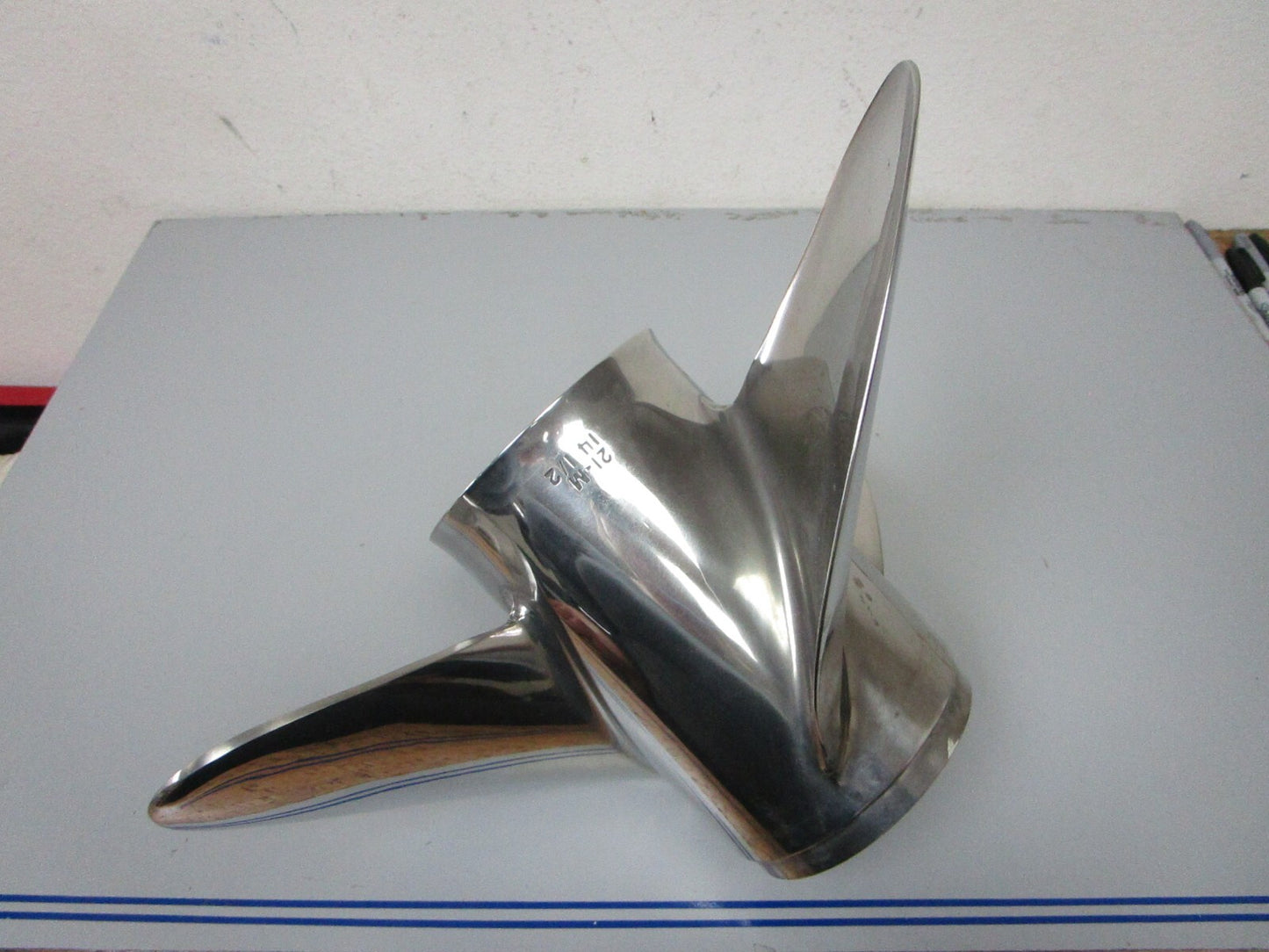 *NEW OEM* 0720 Yamaha 3 Blade Stainless Steel 14 ½ x 21 Propeller 66K-45976-B0