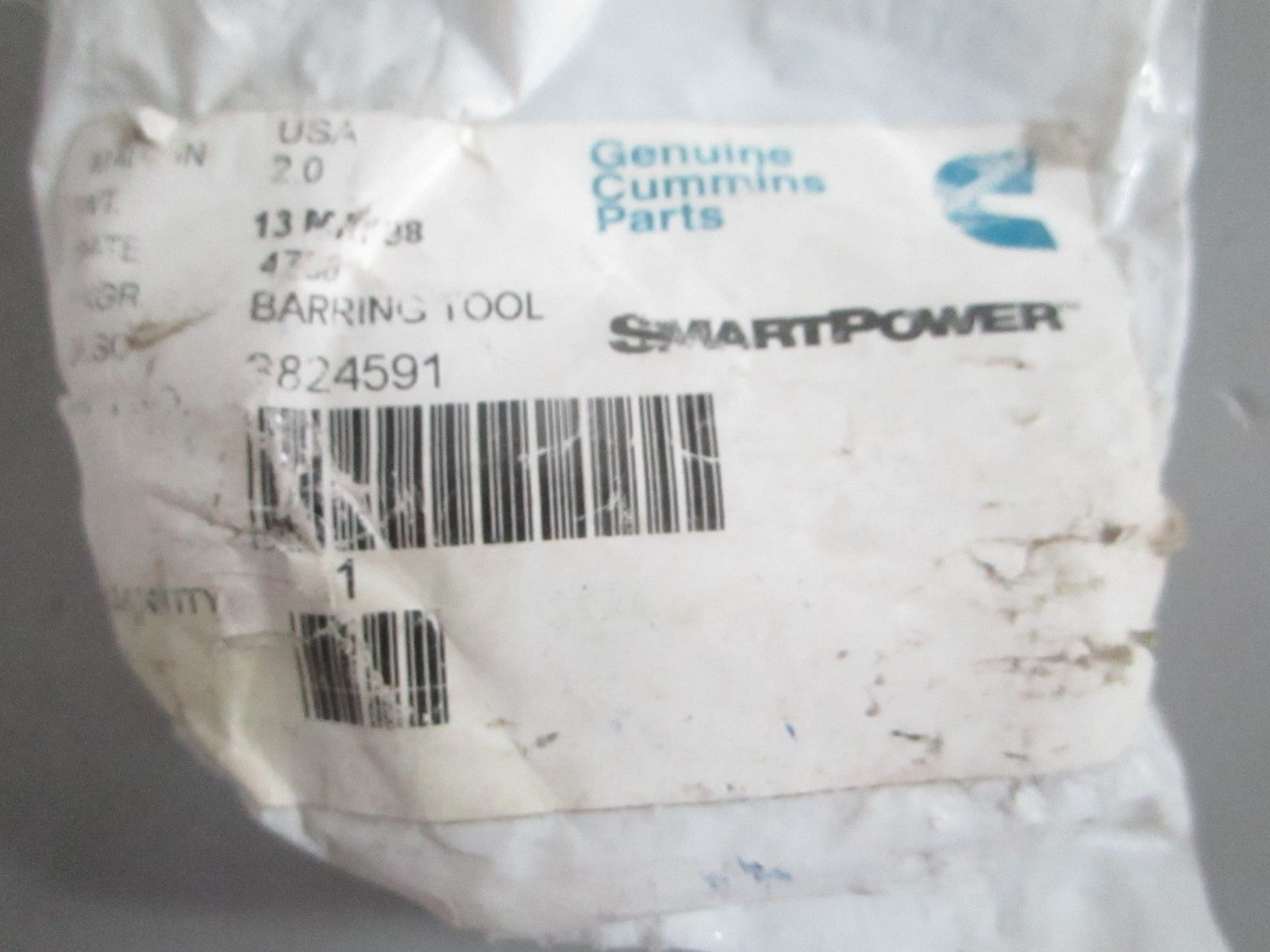 NEW OEM 3824591 Cummins Barring Tool 0820