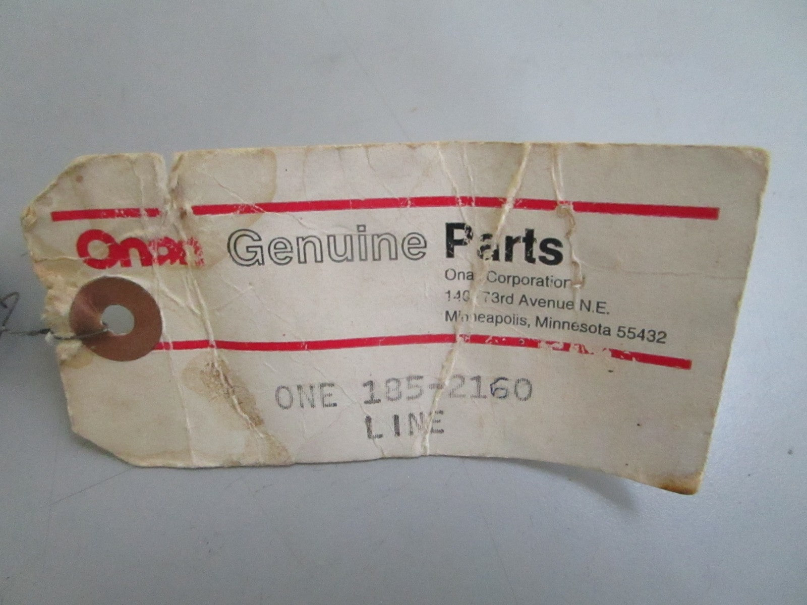 *NEW OEM* 0820 Onan Fuel Line 185-2160