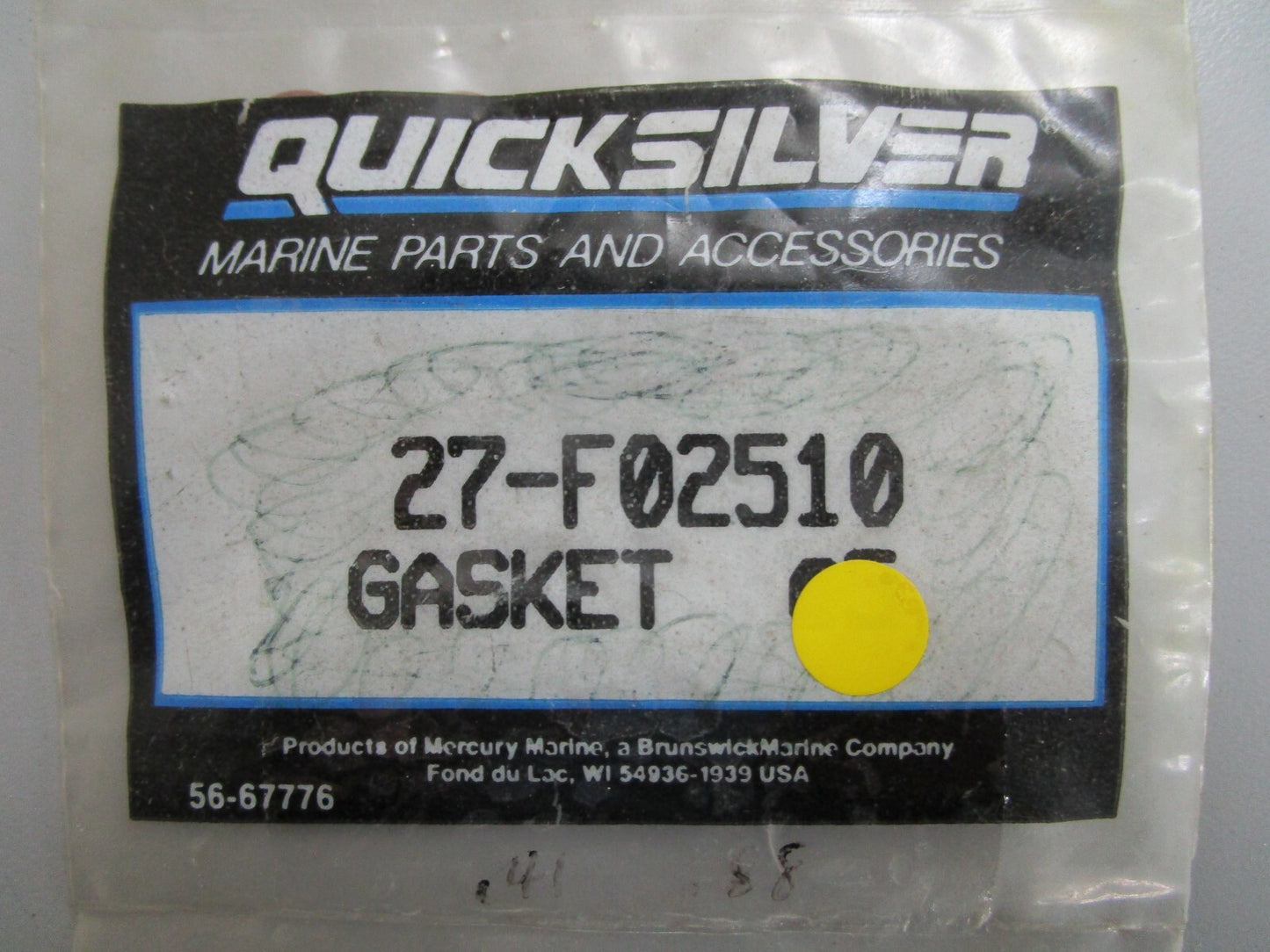 *NEW OEM* (LOT OF 5) 0820 Mercury Quicksilver Gasket 27-F02510