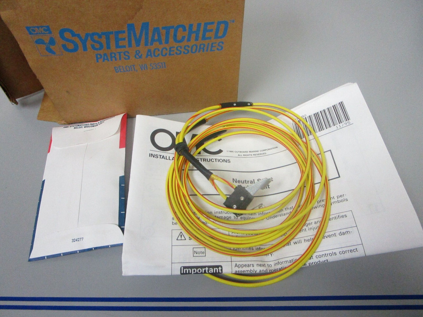 *NEW OEM* 0770 OMC Johnson Evinrude Kit Ay Neutral Start 0176766