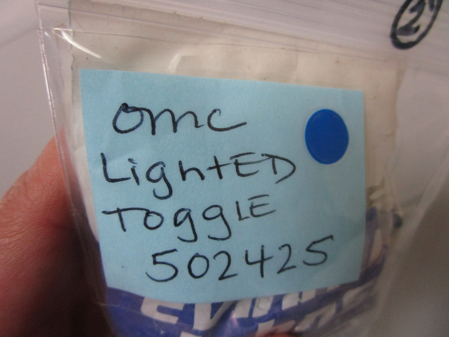 *NEW OEM* 0720 OMC Johnson Evinrude Lighted Toggle 502425 0502425