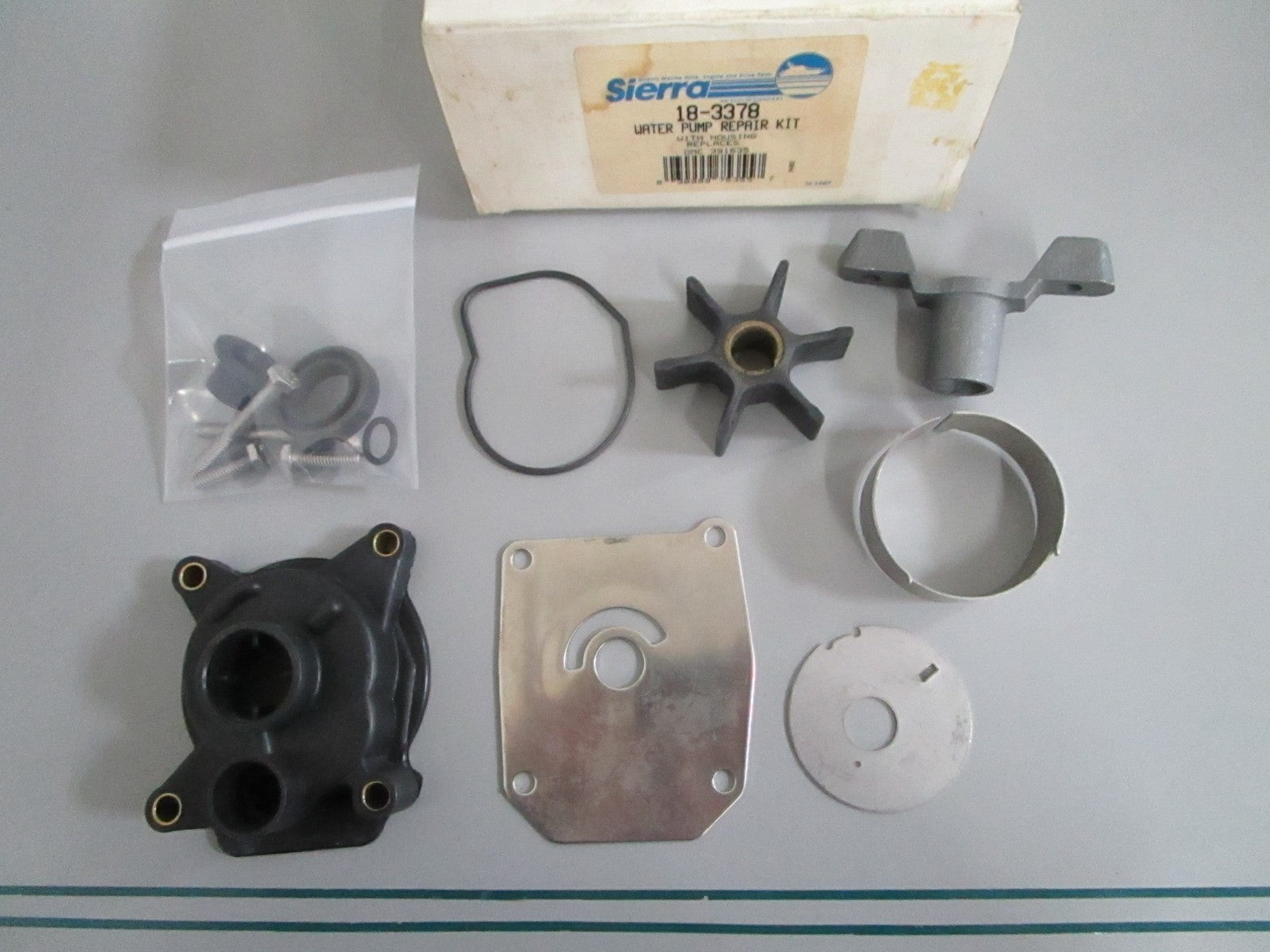 Sierra NEW 18-3378 Water Pump Kit w/ Housing Johnson Evinrude 50 55 60HP 0820