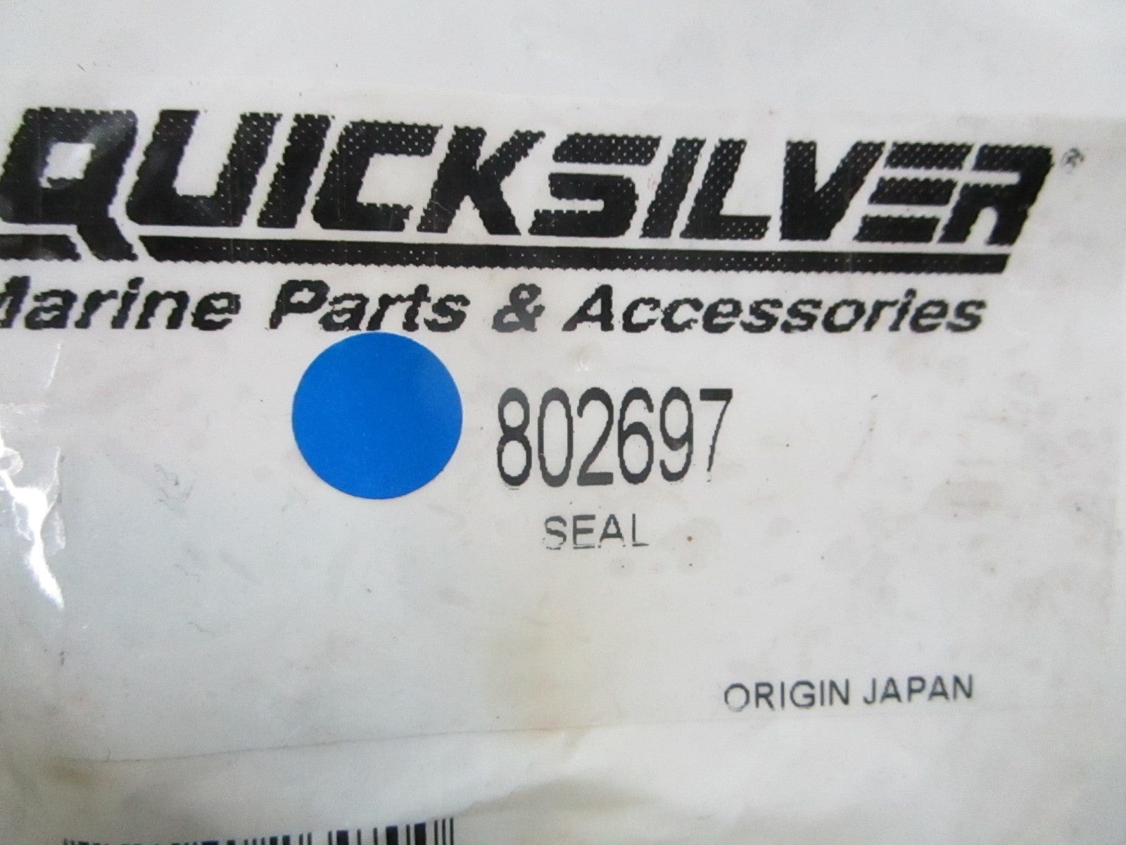 *NEW OEM* 0810 Mercury Quicksilver Seal 802697