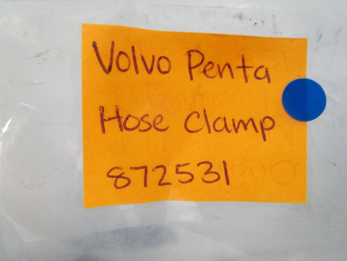 NEW OEM Volvo Penta Hose Clamp 872531 0810