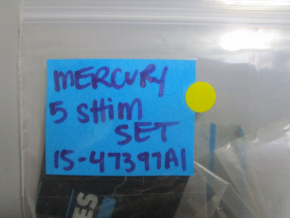 *NEW OEM* 0770 Mercury Quicksilver 5 Shim Set 15-47397A1