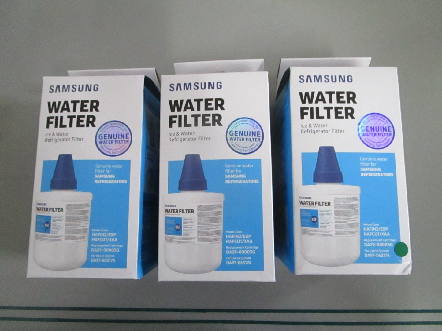 Samsung NEW OEM DA29-00003G HAF-CU1 Refrigerator Water Filter Lot of 3 0820