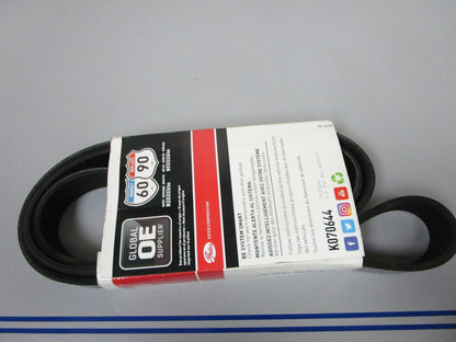 NEW K070644 Gates Micro-V 15/16" x 65" Serpentine Belt 0720