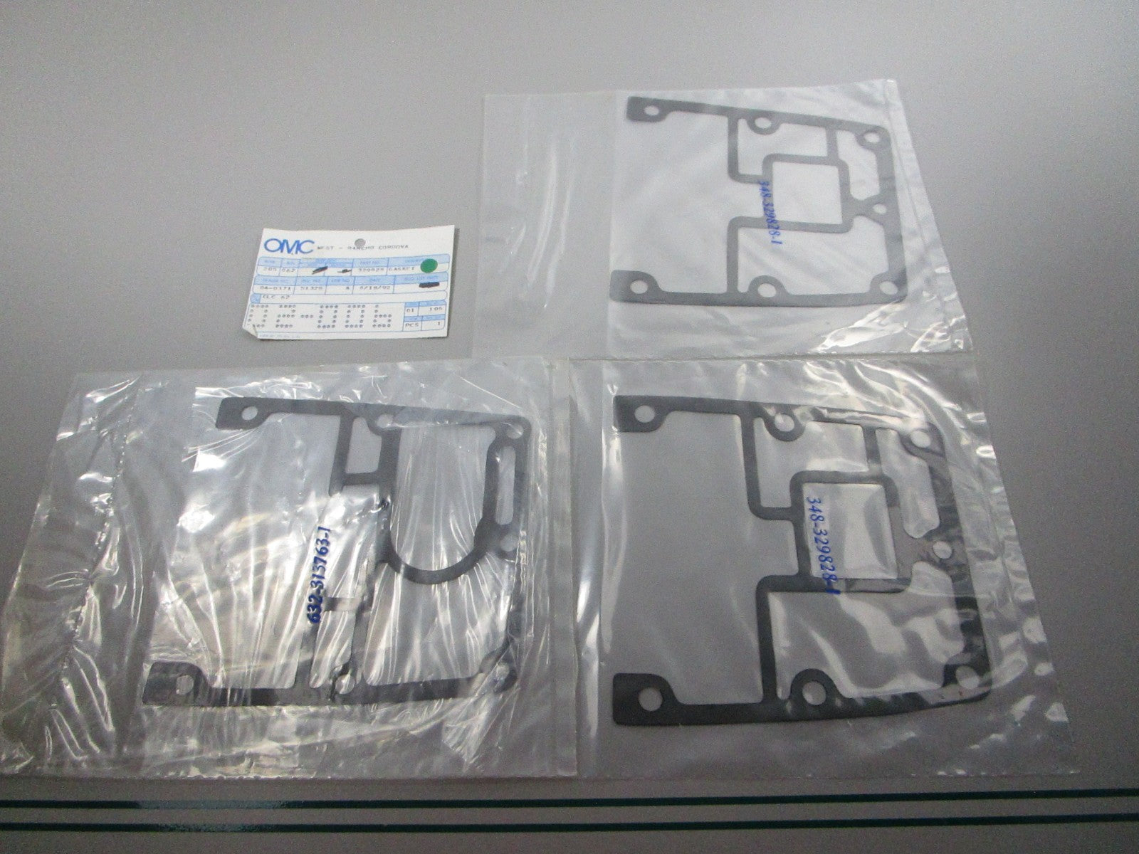 NEW OEM (LOT OF 3) 329828 0329828 OMC Johnson Evinrude Gasket 0810