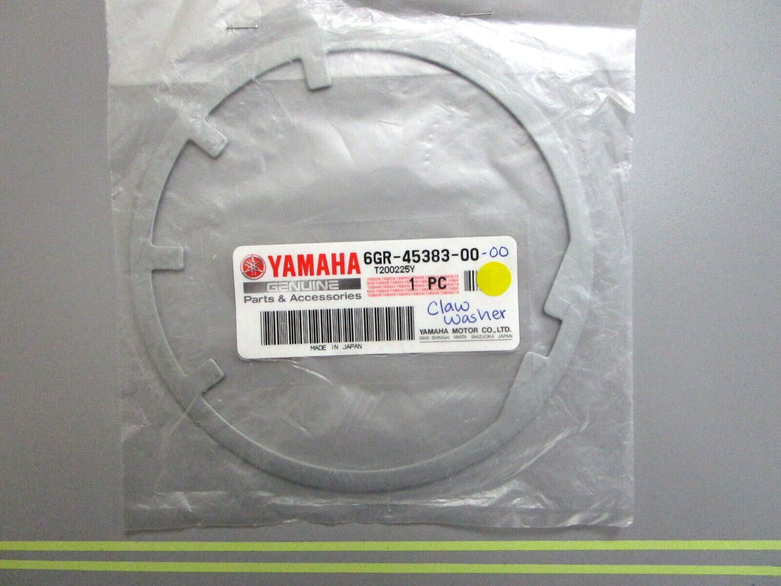 *NEW OEM* 0750 Yamaha CLAW WASHER 6GR-45383-00-00