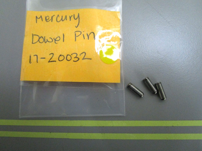 *NEW OEM* (LOT OF 3) 0750 Mercury Quicksilver DOWEL PIN 17-20032