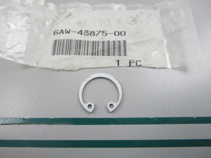 NEW OEM 6AW-43875-00-00 Yamaha Snap Ring 0810