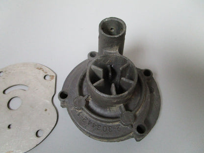 NEW OEM 303442 0303442 OMC Johnson Evinrude Impeller Housing & Plate 0720