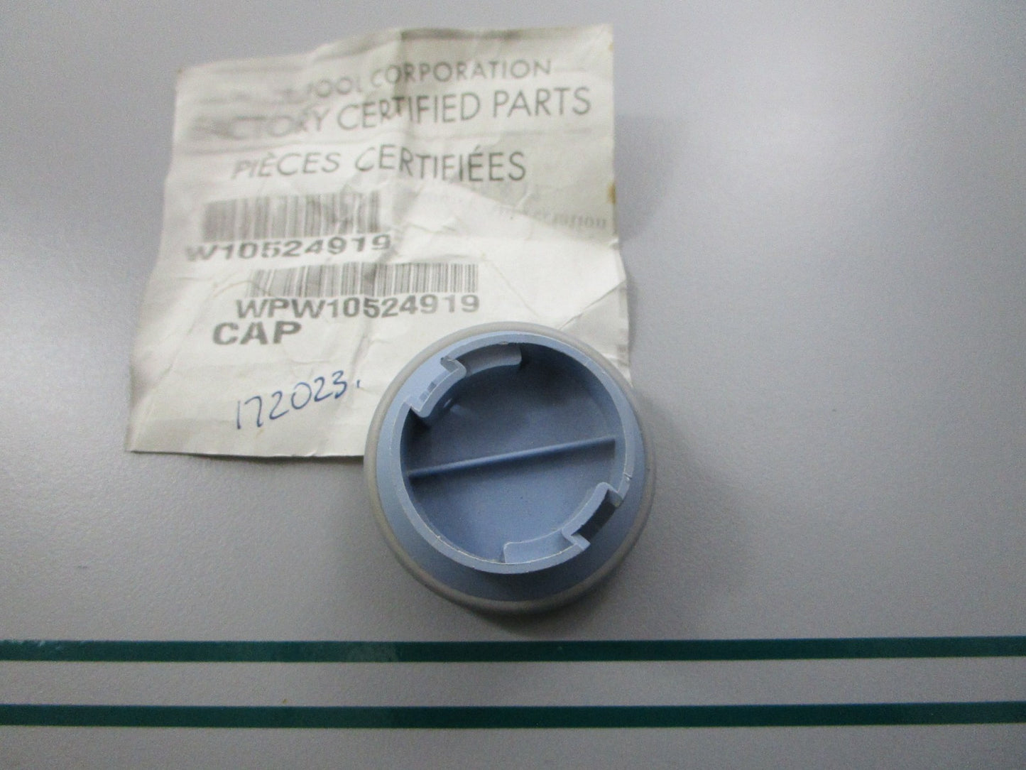 NEW OEM W10524919 Whirlpool Cap 0810