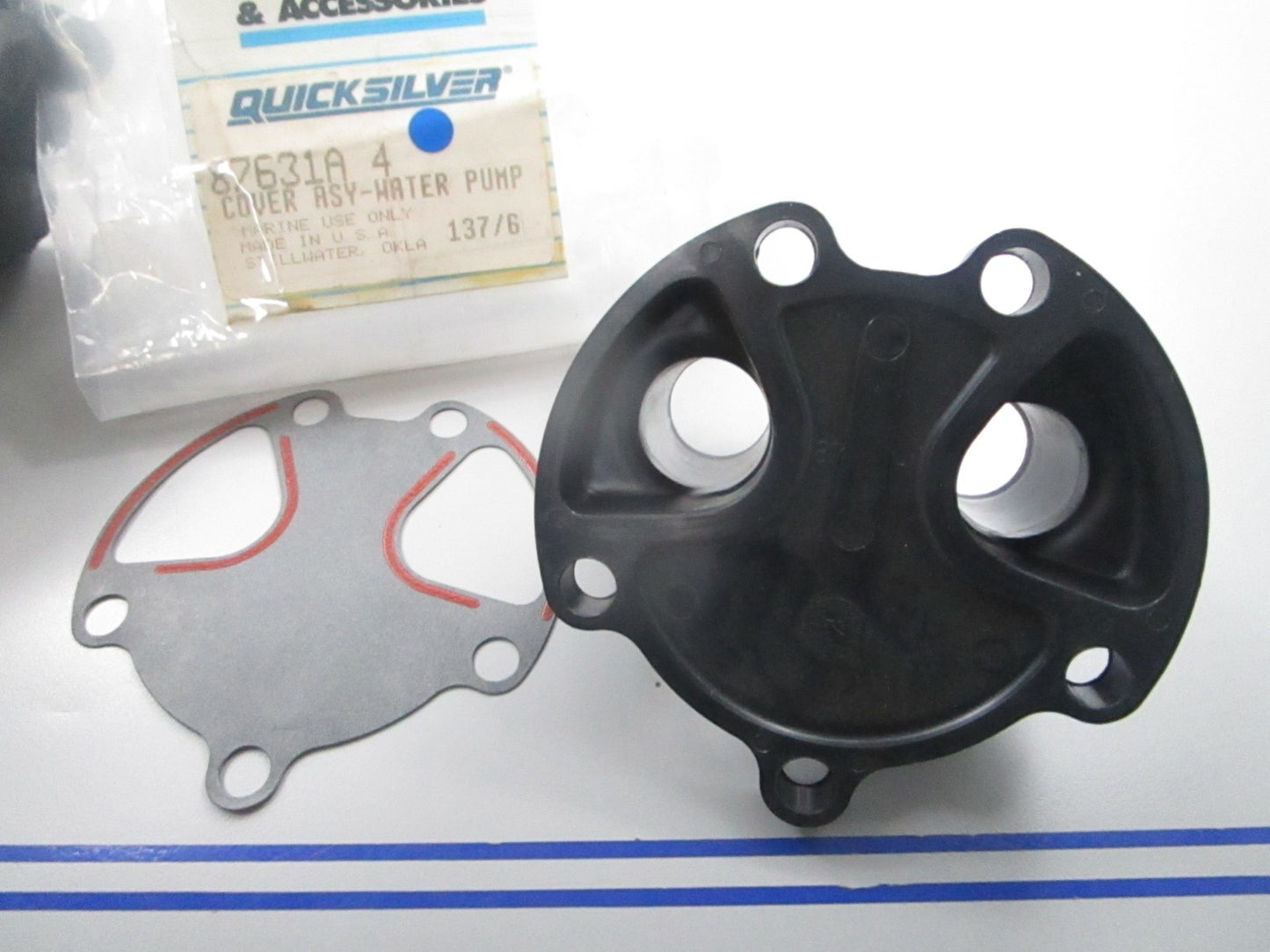 *NEW OEM* 0810 Mercury Quicksilver Water Pump Cover Assembly 87631A 4