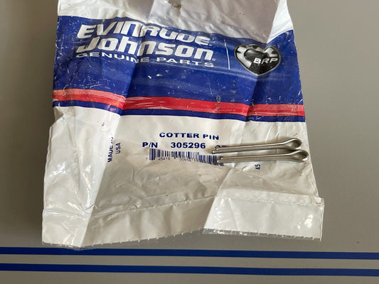 *NEW OEM* (LOT OF 2) 0810 OMC Johnson Evinrude Cotter Pin 305296 0305296