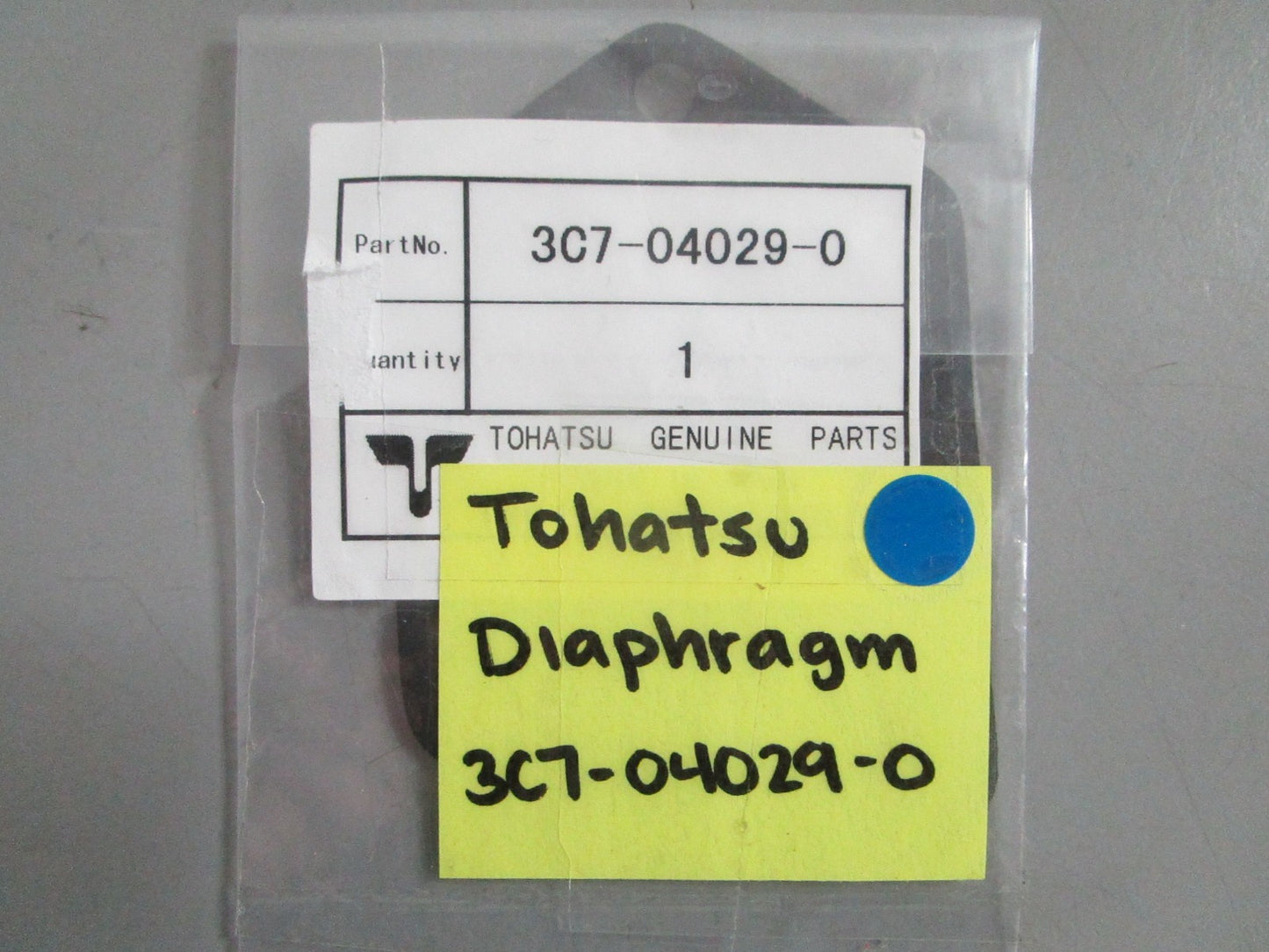 NEW OEM 3C7-04029-0 Tohatsu Diaphragm 0820