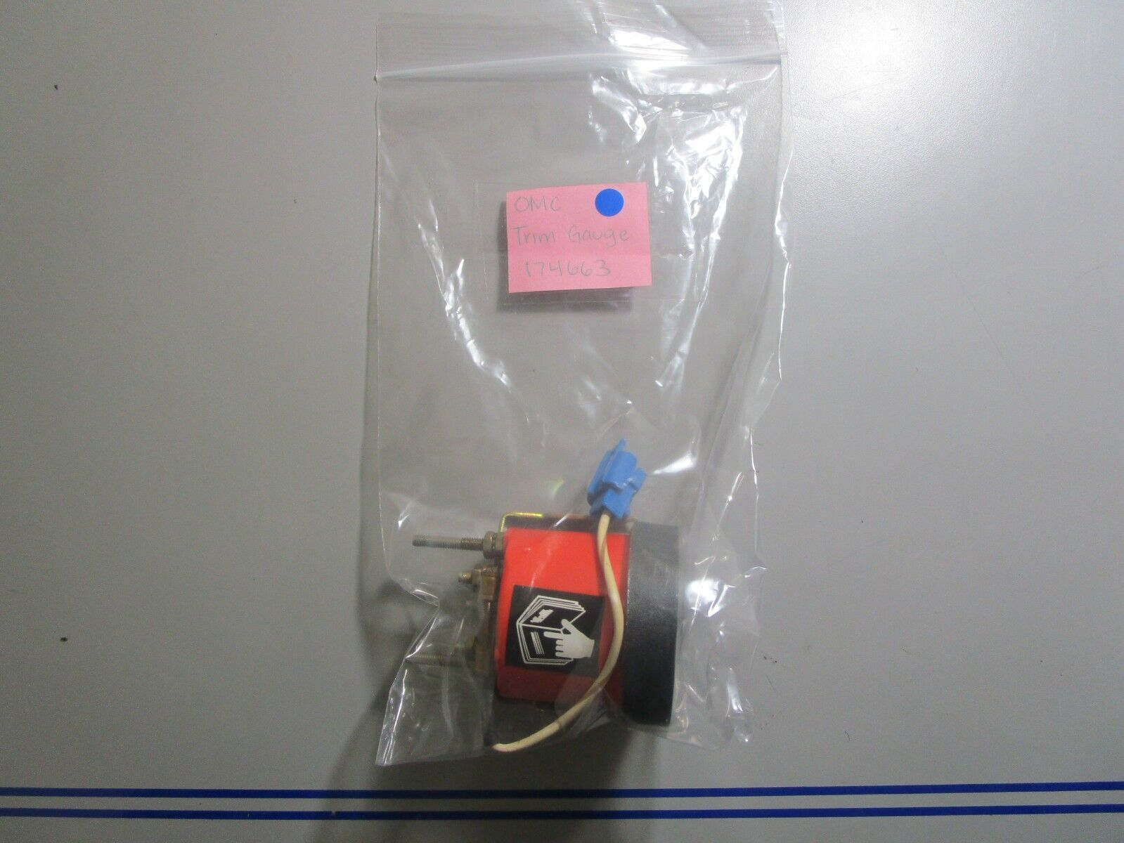 *NEW OEM* 0810 OMC Johnson Evinrude Trim Gauge 174663 0174663