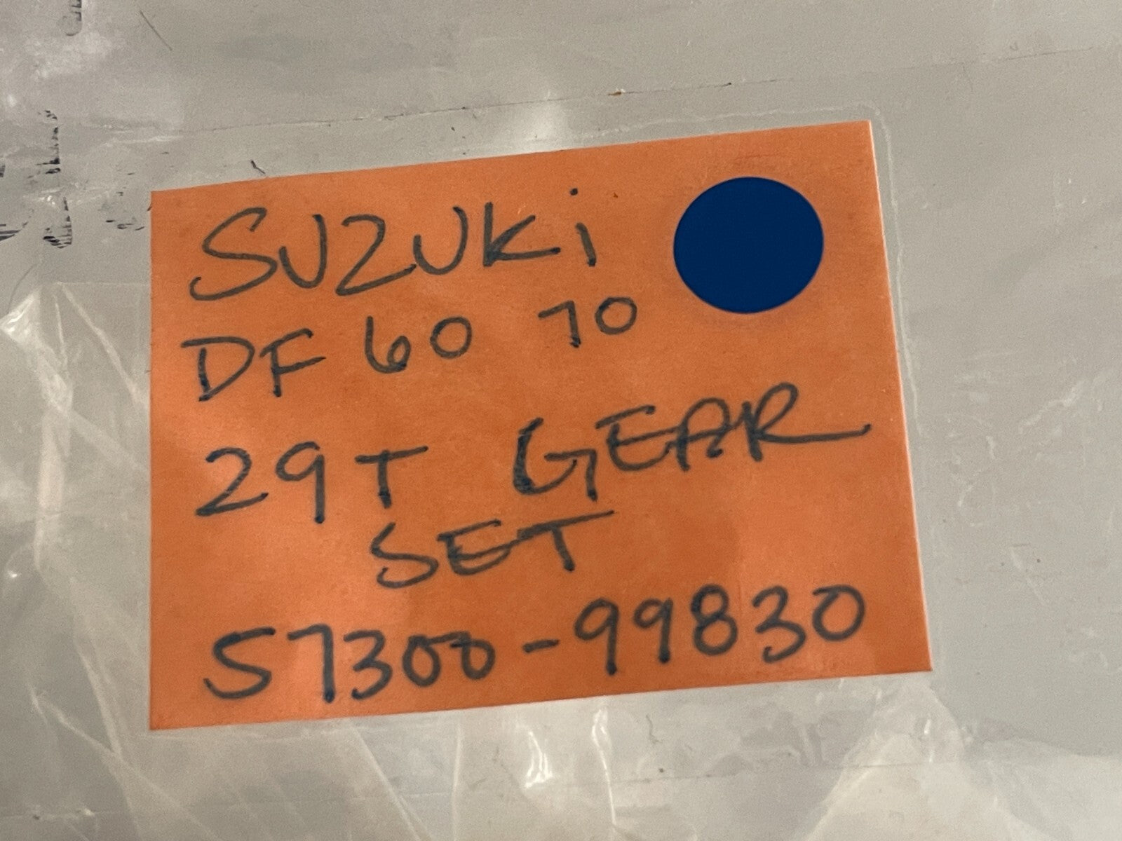 *NEW OEM* 0720 Suzuki DF 60 70 29T Gear Set 57300-99830