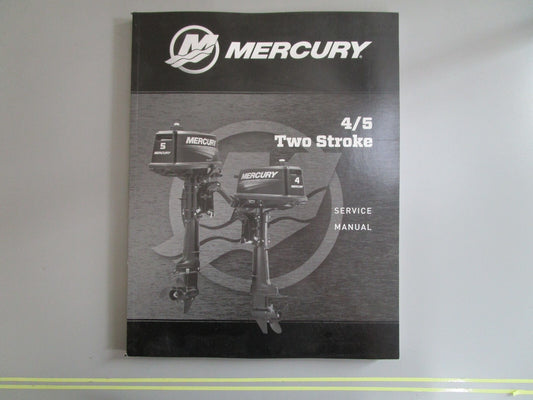 *NEW OEM* 0820 Mercury Quicksilver 4/5 Two Stroke Service Manual 90-8M0131800