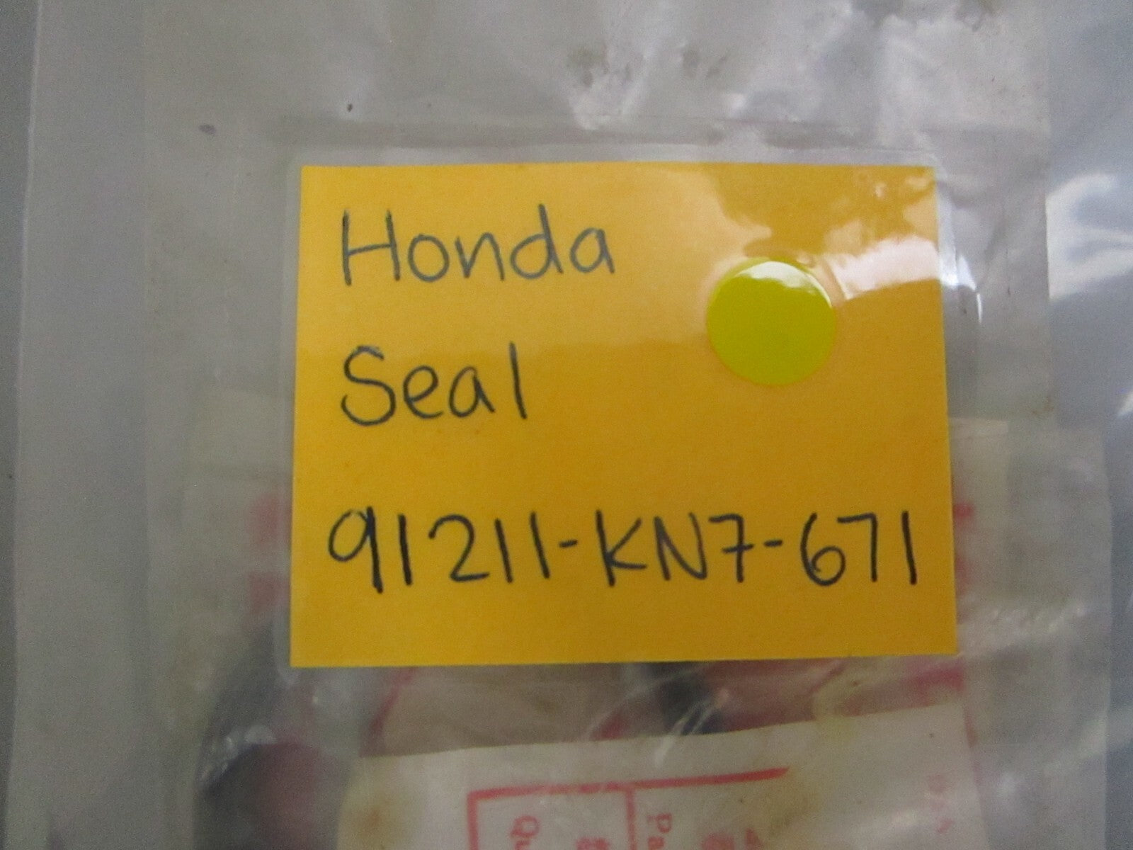 *NEW OEM* 0750 Honda SEAL 91211-KN7-671
