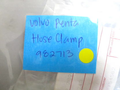 *NEW OEM* 0750 Volvo Penta HOSE CLAMP 982713