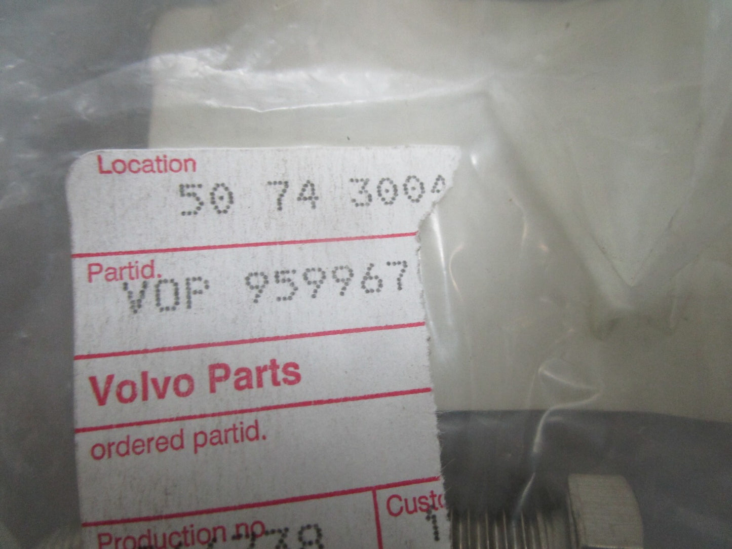 *NEW OEM* 0810 Volvo Penta Hexagon Screw 959967