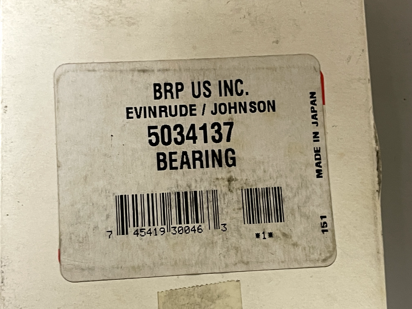 *NEW OEM* 0670 OMC Johnson Evinrude Bearing 5034137