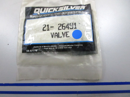 *NEW OEM* 0810 Mercury Quicksilver Valve 21-26491