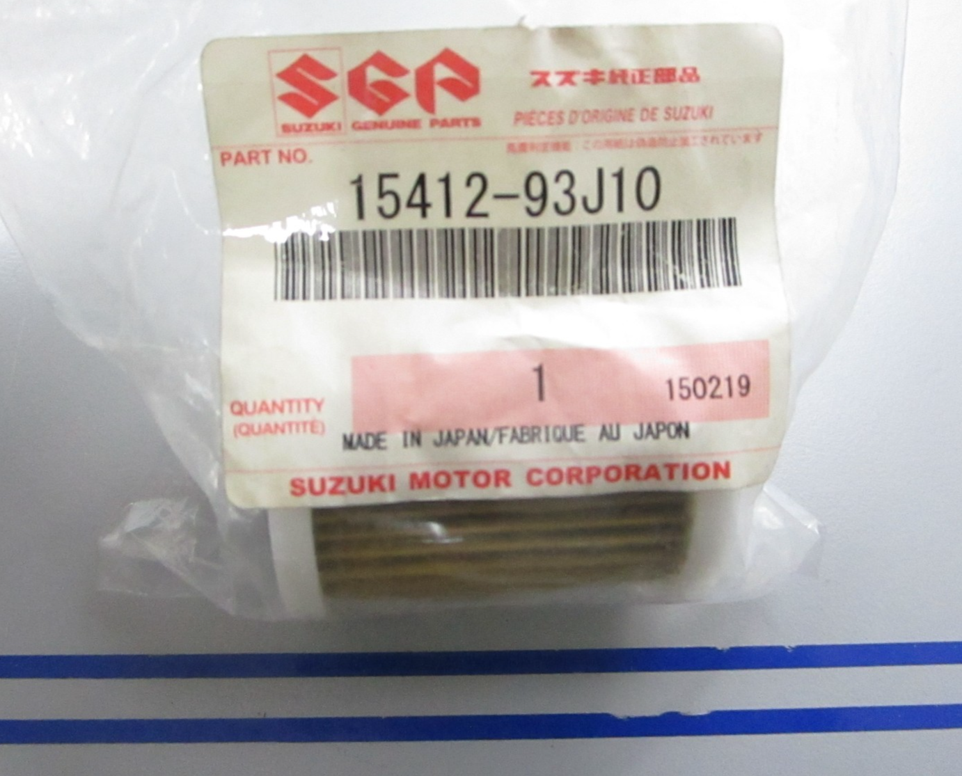 *NEW OEM* 0720 Suzuki Fuel Filter 15412-93J10
