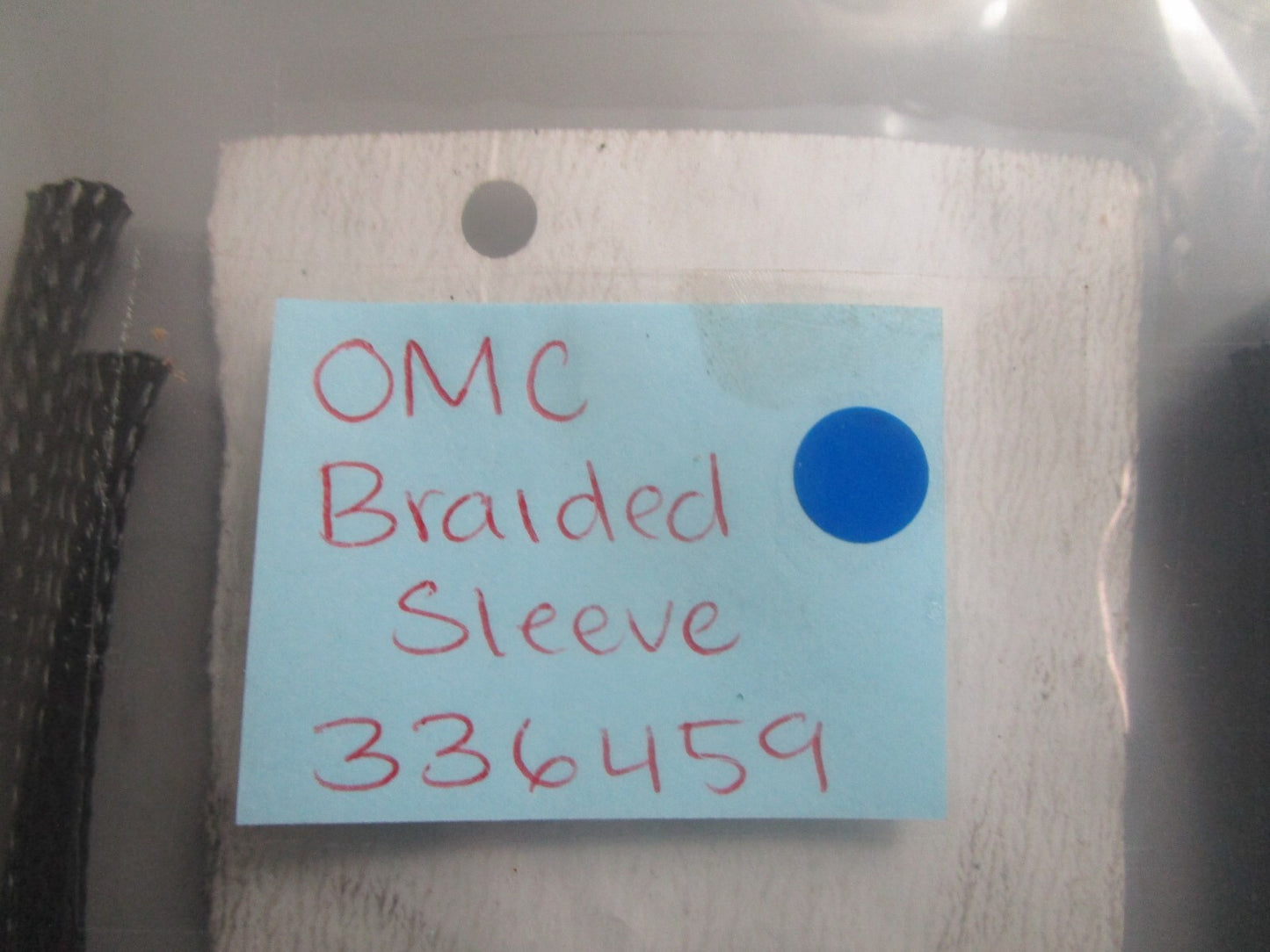 *NEW OEM* 0810 OMC Johnson Evinrude Braided Sleeve 336459 0336459