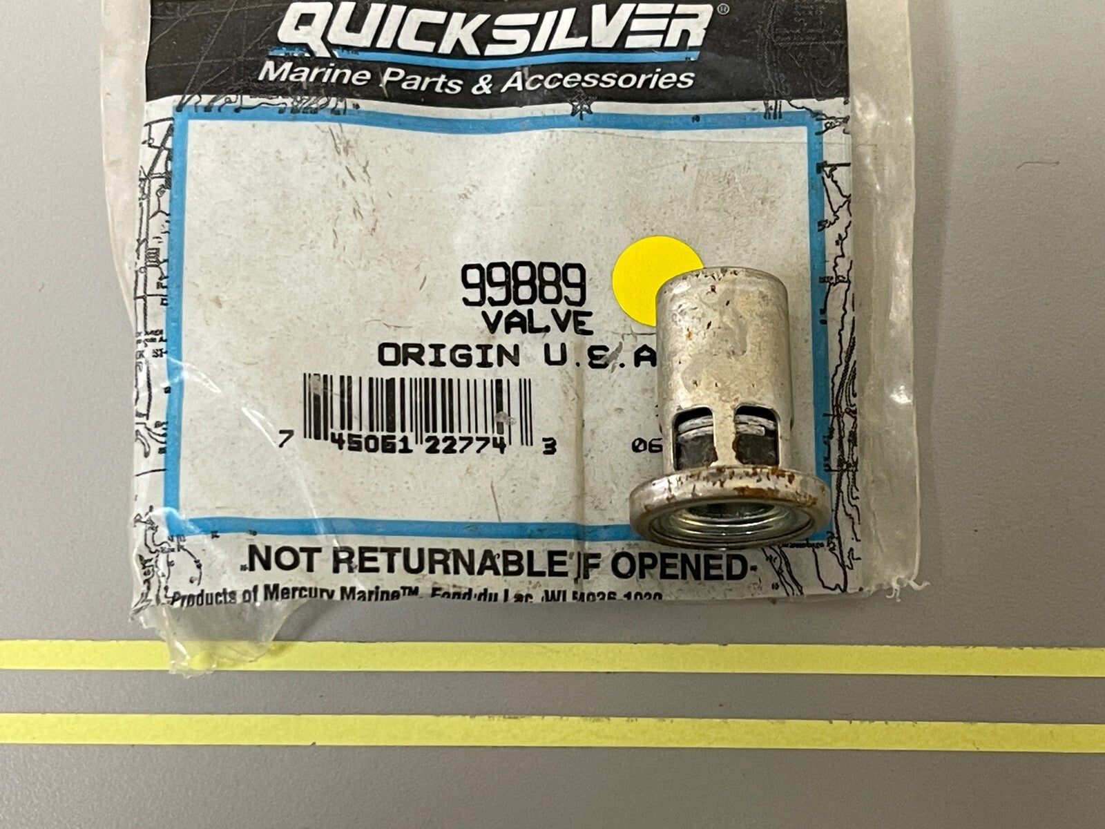 *NEW OEM* 0810 Mercury Quicksilver Valve 99889