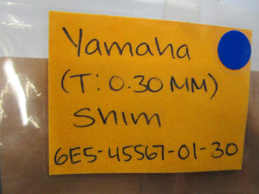 *NEW OEM* (LOT OF 5) 0810 Yamaha (T:0.30MM) Shim 6E5-45567-01-30