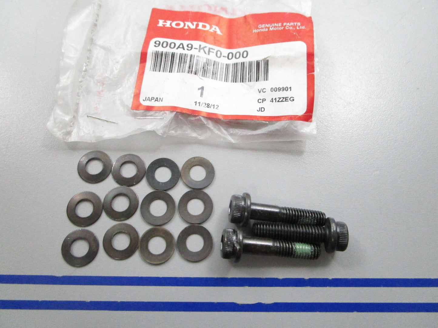 NEW OEM 900A9-KF0-000 Honda Bolt Set 0810