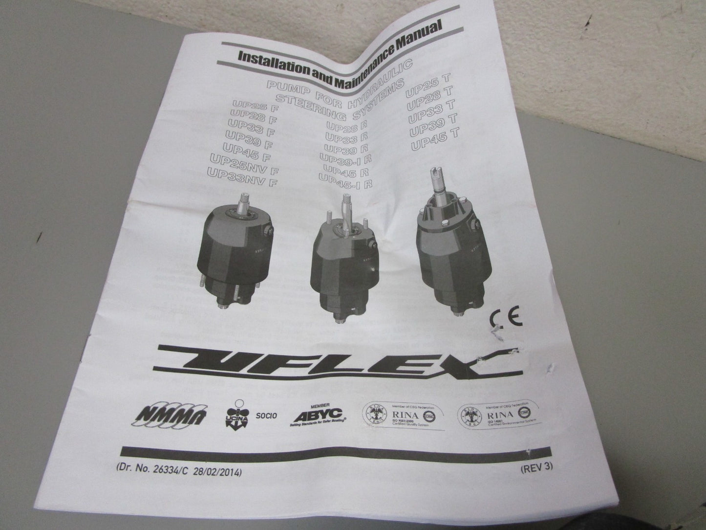 *NEW OEM* 0720 UFlex Mercury Tilt Mount Helm Hydraulic Pump UP25T-N 1500