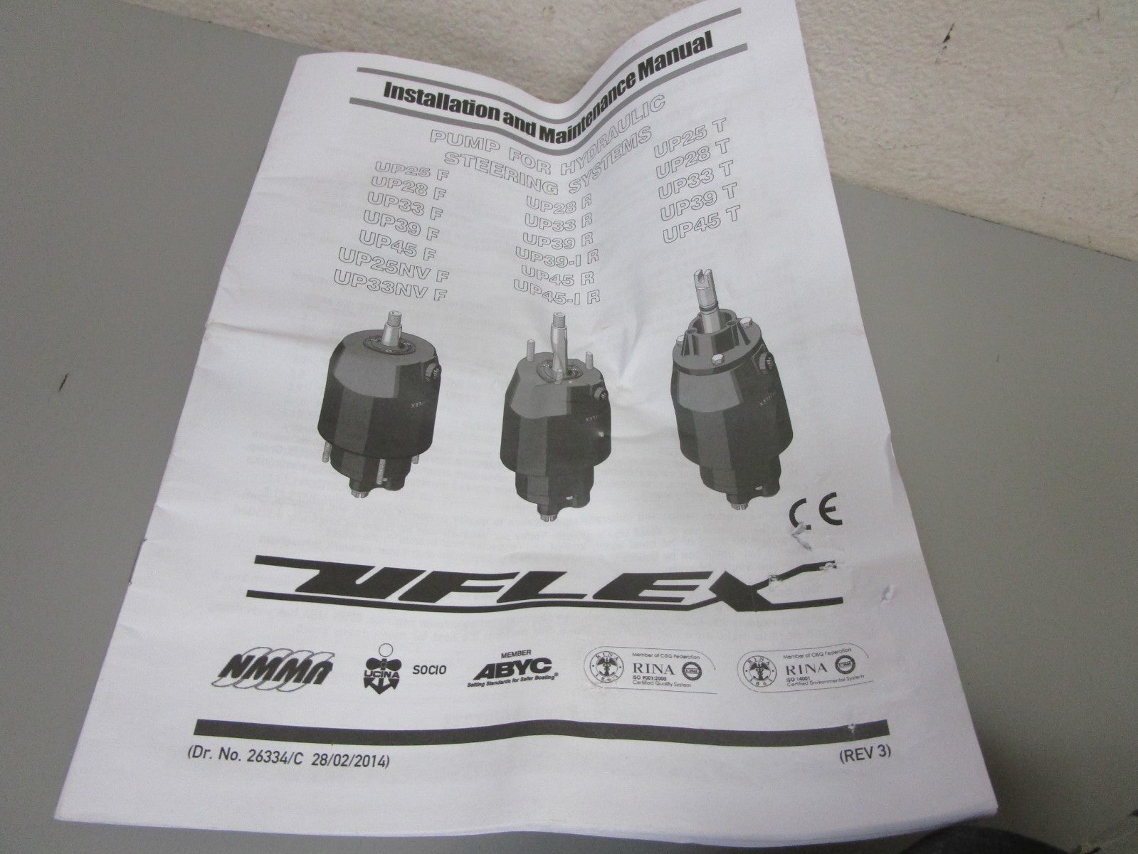 *NEW OEM* 0720 UFlex Mercury Tilt Mount Helm Hydraulic Pump UP25T-N 1500