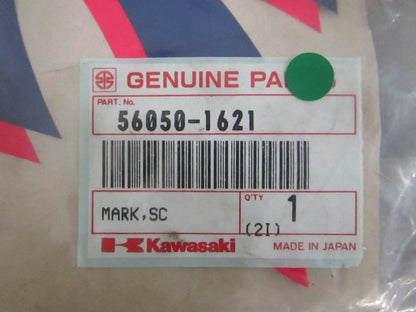 Kawasaki NEW OEM Mark Emblem Decal 56050-1621 Motorcycle NOS Genuine Part 0820