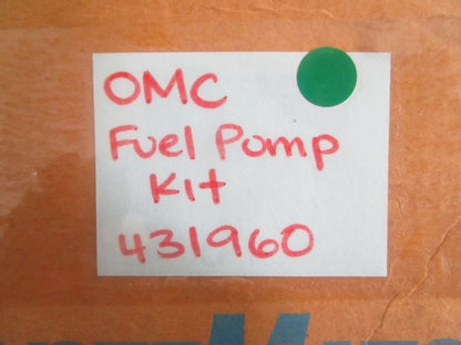 NEW OEM 431960 0431960 OMC Johnson Evinrude Fuel Pump Kit 0820